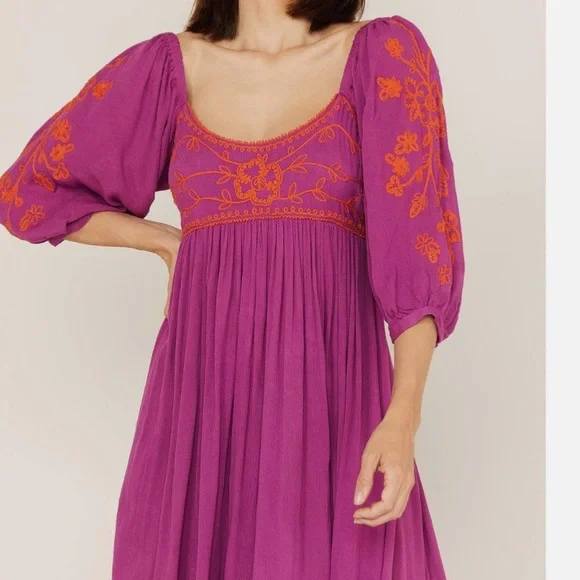 Free People | Dresses | Nwt Free People Wedgewood Maxi Dress In Orchid  Pavillion Size Large | Poshmark